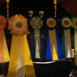 Många rosetter blev det för Alice och kungen idag